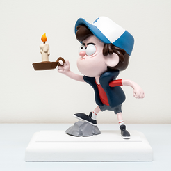 tumblr_n8b0uvsPFc1sk98r7o3_640.png Free STL file Dipper Gravity Falls・3D print design to download