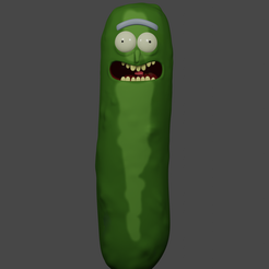 3.png Free 3D file Pickle Rick from Rick and Morty・3D printer design to download