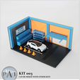 KIT-003.jpg ¡PAQUETE COMPLETO! MINI GARAGE DIORAMA 1/64 ESCALA DIECASTS - SET OF 4