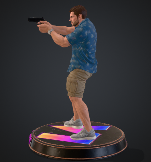 GTA 6 Jason Duval – Detailed 3D Printable Figure STL | GTA VI Collectible Statue