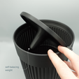 5.png Archivo STL Cubo de basura con tapa abatible・Modelo para descargar y imprimir en 3D