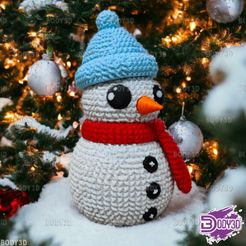 gdfgdsf.jpg Crocheted Snowman