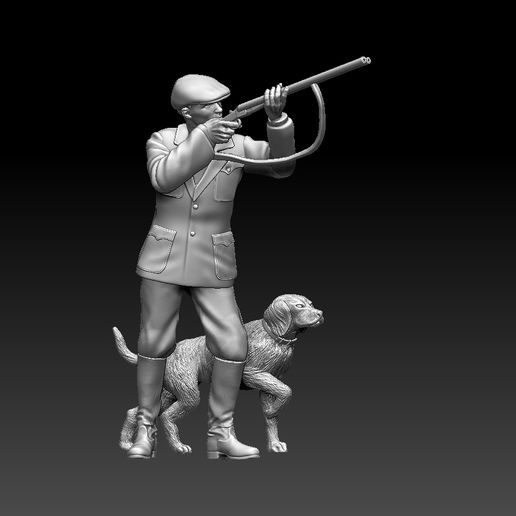 456546.jpg hunter and dog