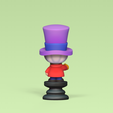 Alice-Chess-Mad-Hatter4.png Alice Chess - Side A - King - Mad Hatter