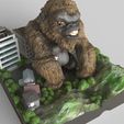 KChibi_ingKong.739.jpg King Kong -CHIBI VERSION -FANART-Japan-tokusatsu CARICATURE -3D PRINT MODEL