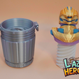 tn_02.png Lazy Heroes (Bull Dog, Thanos) - figure, Toy, Container [Color ready]