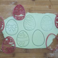 20220304_000517.jpg Archivo STL Paquete de 5 cortadores de galletas de huevos de Pascua Juego de cortadores de galletas de huevos de Pascua・Diseño de impresora 3D para descargar, BlackForest3D