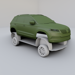 1.png STL-Datei Skoda Karoq 2021・3D-Druck-Idee zum Herunterladen