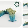 il_fullxfull.5826879983_iof4.jpg Articulated Koi Dragon by Cobotech, Articulated Dragon, Desk/Home Decor, Cool Gift