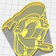 Pato Donald_2.png Donald Duck cookie cutter