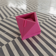 octa mold closed3.png Octahedron Concrete Planter Mold (Három Farkas)