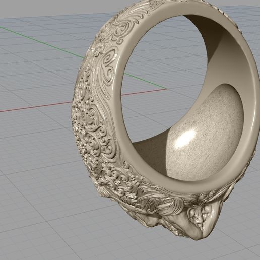 Screenshot_12.jpg Skull ring jewelry skeleton ring 3D print model