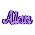 Fond alan.STL alan, Luminous First Name, Lighting Led, Name Sign