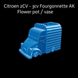 New-Project-2021-08-31T113341.405.png Citroen 2CV - 3cv Fourgonnette AK Flower pot / vase