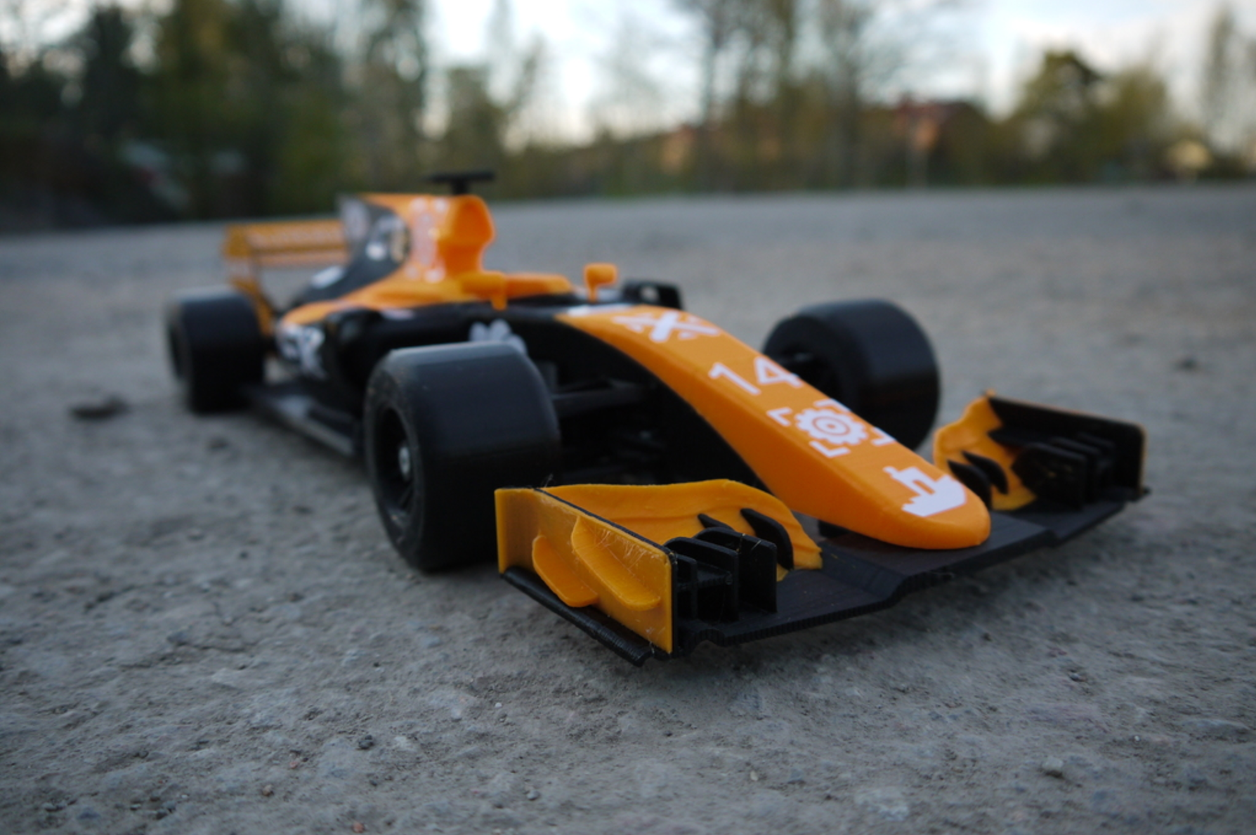OpenRC F1 Dual Color McLaren Edition 3D Printing Free STL file Cults11.png Télécharger fichier STL gratuit OpenRC F1 Edition double couleur McLaren • Plan imprimable en 3D, DanielNoree