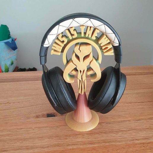 Mandalorian Headphones Stand 3D model