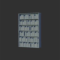 rakbuku01.jpg Free STL file accecories diorama bookshelf01・Object to download and to 3D print, minirama