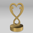 Shapr-Image-2023-03-09-133247.png Man Woman Infinity Heart Sculpture, Love Statue, Forever Eternal Love Couple In Love