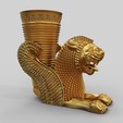 untitled.132.png Achaemenid Persian Lion Rhyton 3D print model