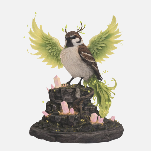 Emerald Sparrow the Elemental Creature