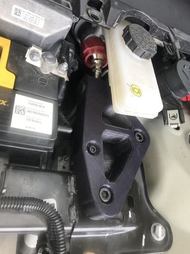 STL file Tesla Model 3 Master Cylinder Brace 👽 ・3D print design to