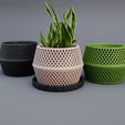 Geometric-Flower-Vase-view-4.jpg Geometric Flower Vase – Modern 3D Printed Decor