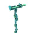 8.jpg STL file Articulated Monopod Cell Phone Mount 3d Printing・3D printer design to download