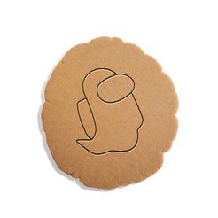 among-us-ghost.jpg Archivo STL Entre nosotros cortador de galletas fantasma + contorno・Modelo imprimible en 3D para descargar