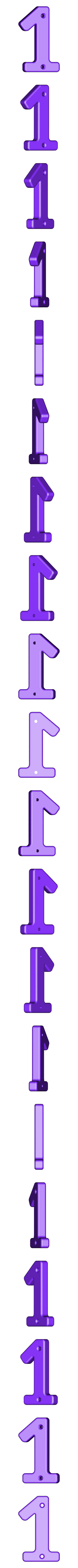 1.stl House Numbers