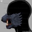 001b.jpg Wolf Face Mask Cosplay - High Quality Details 3D print model
