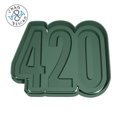 Weed_Set_8cm_2pc_01_C.png 420 Cannabis (no1) - Cookie Cutter - Fondant - Polymer Clay