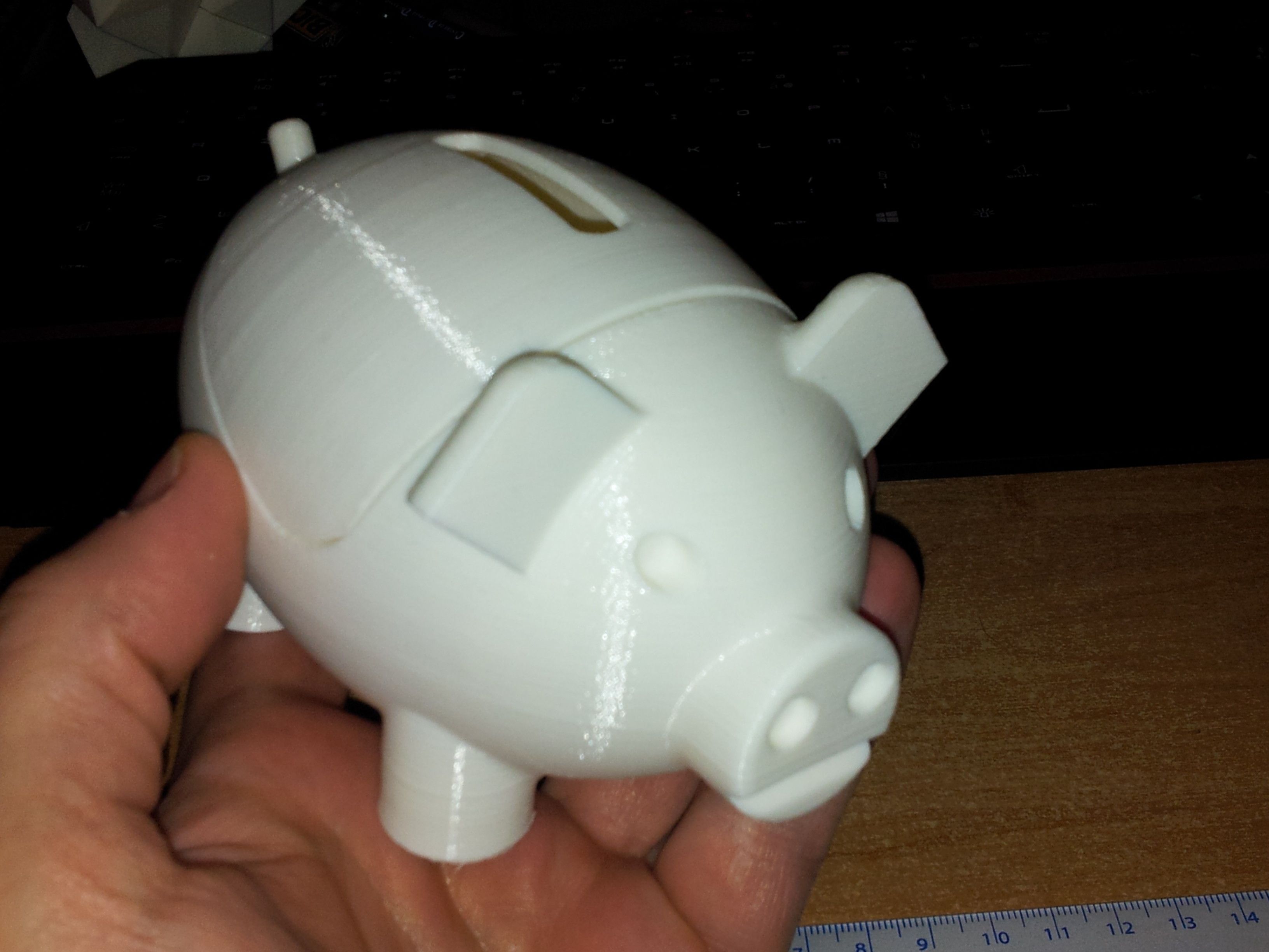 20151215_010805.jpg STL-Datei Pig piggy bank・Design für 3D-Drucker zum herunterladen, emajo