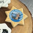 IMG_4696.jpeg Высечка для печенья "Звезда шерифа" с 7 точками