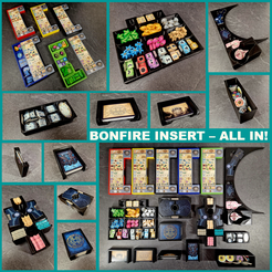 Cover.png BONFIRE incl. extension TREES & CREATURES Insert (insert, organizer, inlay)