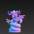 Naga-Sentinel-16.jpg Naga Sentinel - Criatura fantástica mitad serpiente mitad dragón Modelo de impresión 3D