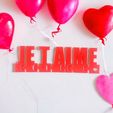 Je-t'aime-ballon01.jpg Articulated 3D "I love you" letters - Romantic expression