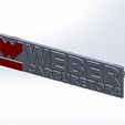Weber-Emblem-Golf2-23,5mm1.jpg VW Golf Weber GTI VR6 badge logo emblem Corrado Vento Jetta 16v