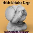mafalda-ciega-1.jpg Blind Mafalda Flowerpot Mold