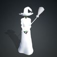 vid_00010.jpg DOWNLOAD HALLOWEEN WITCH 3D Model - Obj - FbX - 3d PRINTING - 3D PROJECT - GAME READY