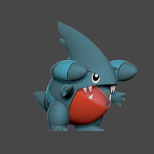 ZBrush-Document2.jpg Pokemon gible