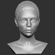 10.jpg Beautiful redhead woman bust ready for full color 3D printing TYPE 6