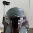 03.jpg Helmet Stand Hasbro Star Wars Black Series / Socle Casque Boba Fett Hasbro Black Series