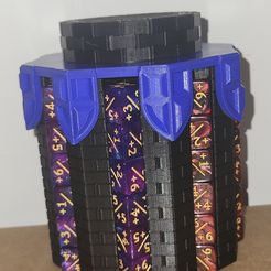 Dice-Box-Main-Image.jpg Castle Dice Box / Plus 1 Counter Box for Magic: The Gathering and Other Tabletop Games (Supportless)