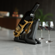 1.png Unique Deer Wine Stand
