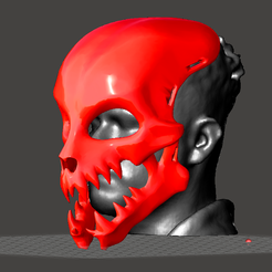 deimos-ver1-esc.png Archivo STL HALLOWEN MASK DEIMOS SKULL・Plan imprimible en 3D para descargar
