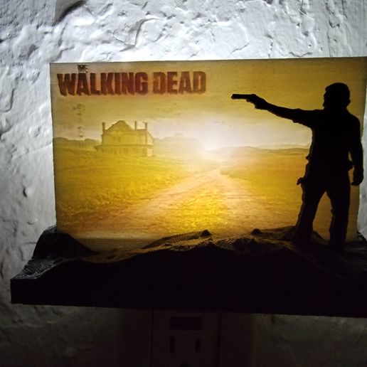 The Walking Dead Night Light 3D model
