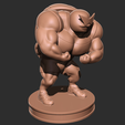 6.png Squirtle bodybuilder V.2 - Pokemon 3D print model