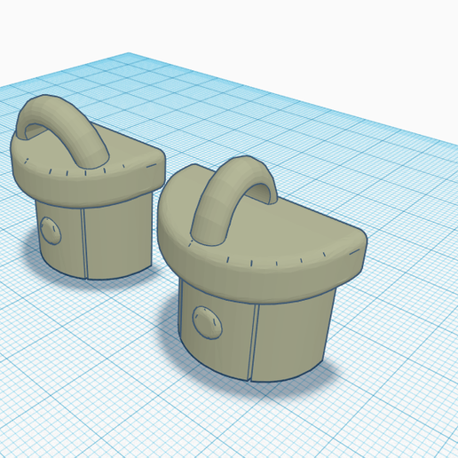 Strap attachment for Glock 3D model