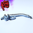 FreshStartTMNT23.png Classic Monsters Gargoyle Dragon MultiColor Flexi Print-In-Place + figure