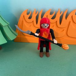 IMG_9601.jpg STL file PLA-Mobil Red Mage・3D printable model to download